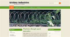 Desktop Screenshot of krishnaindustries.co.in
