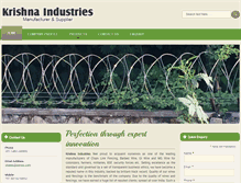 Tablet Screenshot of krishnaindustries.co.in